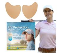 Patch solaire pour les yeux - Patch solaire - Patchs de protection solaire - Coussinets UV sous les yeux - Absorbant la transpiration - Convient pour homme et femme - Pour sports de plein air - Masque