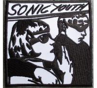 Patch Sonic Youth Goo Noir Et Blanc 8x8 Cm Écusson Rock Roll Thermocollant