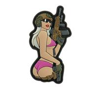 Patch Tactical Girl No.4 PVC M-Tac - Pink