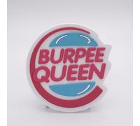 Patch Tactique Burpee Queen pour Sac à Dos Militaire - Diamètre 66 mm - Accessoire de Gym Conçu en Espagne pour Gilet