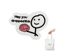 Patch Tactique “Hey You Dropped This” en Tissu sergé, écusson brodé avec Dos Auto-agrippant, Badge drôle pour Sac à Dos, Veste, Uniforme, Gilet et Personnalisation DIY