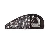 Patch textile en daim avec paillettes Tattini Noir TU