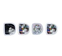 Patch textile Haukeschmidt Pummel & Friends (x4) Blanc TU
