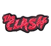 Patch The Clash Noir Rouge 9x4cm Groupe Punk Rock