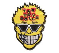 Patch the toy dolls visage jaune souriant 10.5x7 cm groupe punk