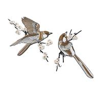 Patch Thermocollant 1 paire de patchs broderie, réparation d'autocollants d'hirondelle(Color-5)