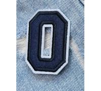 Patch Thermocollant 2pc lettre Patch fer sur vêtements patchs bricolage nom veste sac à dos Alphabet Applique 5.5cm pour les Vêtements(O)