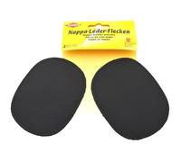 Patch thermocollant cuir nappa noir Kleiber 12,5 x 10 cm - lot de 2