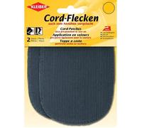 Kleiber Patchs thermocollants ou à Coudre pour Coudes et Genoux, Gris, 2 par Pack