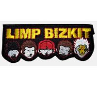 Patch Thermocollant Limp Bizkit 5 Menbres 11.5x4.5 Cm Ecusson