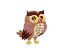 Patch Thermocollant Lot de 10 patchs décoratifs en forme d'ours for vêtements d'enfants, broderie, civette, tissu autocollant, dessin animé, animal, renard(Color 11)