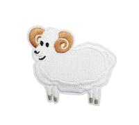 Patch Thermocollant Lot de 10 patchs décoratifs en forme d'ours for vêtements d'enfants, broderie, civette, tissu autocollant, dessin animé, animal, renard(Color1)