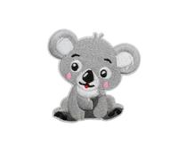 Patch Thermocollant Lot de 10 patchs décoratifs en forme d'ours for vêtements d'enfants, broderie, civette, tissu autocollant, dessin animé, animal, renard(Color 6)