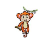 Patch Thermocollant Lot de 10 patchs décoratifs en forme d'ours for vêtements d'enfants, broderie, civette, tissu autocollant, dessin animé, animal, renard(Color 14)