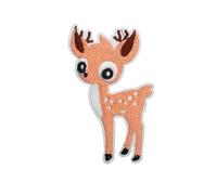 Patch Thermocollant Lot de 10 patchs décoratifs en forme d'ours for vêtements d'enfants, broderie, civette, tissu autocollant, dessin animé, animal, renard(Color 9)