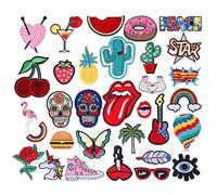 Patch Thermocollant Mode Bricolage Styles assortis Brodé Applique Patches Coudre Sur Fer Sur Broderie Décoration Patches pour Vêtements Jeans Chapeau T-shirt de Enfants Femme