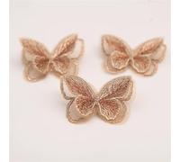 Patch Thermocollant Patch papillon brodé Double couche, 10 pièces, matériel fait à la main, vêtements, accessoires for cheveux, ingrédients(TH020-H)