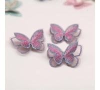 Patch Thermocollant Patch papillon brodé Double couche, 10 pièces, matériel fait à la main, vêtements, accessoires for cheveux, ingrédients(TH020-E)