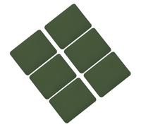 Patch Thermocollant SOURCING MAP 6pcs Repassage Correctifs Tissu Armée Vert 4.9""x3.7"" pour Vêtements Réparation et Décoration