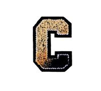 Patch Thermocollant Vetement 10 ou 26 écussons brodés en anglais avec lettres et motif brosse à dents, à coudre sur vêtements ou à décorer soi-même (chapeaux, etc.).(ColorC)