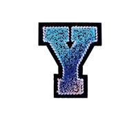 Patch Thermocollant Vetement 10 ou 26 écussons brodés en anglais avec lettres et motif brosse à dents, à coudre sur vêtements ou à décorer soi-même (chapeaux, etc.).(ColorY)