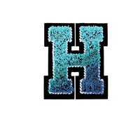 Patch Thermocollant Vetement 10 ou 26 écussons brodés en anglais avec lettres et motif brosse à dents, à coudre sur vêtements ou à décorer soi-même (chapeaux, etc.).(ColorH)