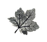 Patch thermocollant vetement Autocollant de broderie feuille d'érable, patchs for vêtements, 3 pièces Ecusson thermocollant brodé(Bordados05)