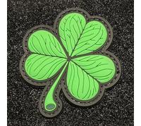 Patch Trèfle Irlandais Saint-Patrick 3D PVC Hook & Loop Tactique Sac à Dos Militaire | Airsoft, Drapeau, Broche, Outdoor, Crossfit, Survie