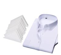 Patch triangulaire for col de chemise, façonneur de bord Anti-déformation, sans col roulé, séjour de col de polo, façonnage de col de chemise en PVC/587 (Color : 50pcs)