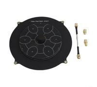 Patch triple alimentation 5,8 GHz 14 dBi 150 mm LHCP pour longue portée pour transmission d'image système fpv large lobe principal noir