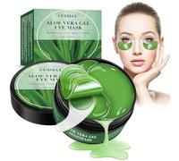 Patch Yeux Anti Cernes, 80 Pièces Patch Aloe Vera Yeux mit Collagène et Acide Hyaluronique, Réduire Les Rides et Les Poches, Les Poches et Les Signes de Fatigue, Anti-âge, Hydratant et Nourrissant