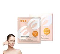 Patch yeux anti cernes - Masque pour les yeux éclaircissant au collagène, à la niacinamide et à la vitamine C, Eye patch-anti cernes sous les yeux, Eye Mask pour éclaircir et l'hydratation (5 Paires)