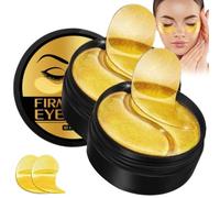 Patch Yeux Anti Cernes, Patch Yeuxs Anti Cernes Hyaluron, 24k Gold Masque Yeux, Patchs Pour Les Yeux Pour Anti-âge, Patchs Sous Pour Les Yeuxs Gonflés Au Collagène 24k Gold (2PC)