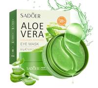 Patch Yeux Collagene et Acide Hyaluronique, Eye Patch les Cernes Poches Rides Cercles foncés Puffiness, Aloe Vera Patchs Masque Pour les Yeux, Nourrit et lisse le contour des Yeux 60 Pcs