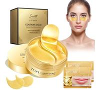 Patch Yeux, Masque Sous les Yeux Eye Maskque Collagene anti Cernes Foncés Poche, Patch Yeux en Gel, Hydratant et Apaisant, Skincare pour Contour des Yeux, Cadeaux pour Femmes Maman Fête des Mères