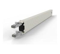 PATCHBOX CONEX8STPSL Cassette Cat6a U/FTP (STP) Gris 0.8m RJ-45 Mâle/Mâle, Contacts Or, PoE, ISO/IEC 11801 Channel Class Ea, -20°C à 60°C
