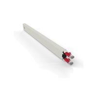 PATCHBOX CONEX8STPRD Cassette Réseau Rouge 0.8m Cat6a U/FTP (STP) RJ-45 Mâle/Mâle Contacts Or, Support PoE, -20°C à 60°C, Certification ISO/IEC 11801