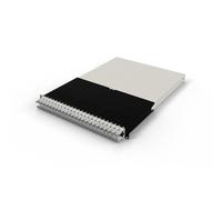 Patchbox ONE 30 RU Panneau de brassage Cat.6a 24 ports avec système de gestion de câbles rétractable pour racks de 48,3 cm, comprend des câbles plats de 10 Go et des cassettes, configuration facile du