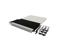 PATCHBOX Panneau de brassage ONE 30 RU Cat6a 24 ports, gestion de câbles rétractable