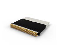 Patchbox ONE 8 RU Cat.6a Panneau de brassage 24 ports avec système de gestion de câbles rétractable pour racks de 19", comprend des câbles réseau plats de 10 Go, configuration facile du réseau et du