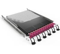 PATCHBOX P60MMAOM41224E PATCHBOX PLUS+ Système OM4 Gestion des câbles à fibres optiques RAL 9005