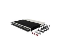PATCHBOX Système de gestion de câbles patchbox.One 8RU Cat.6a câbles Ethernet rétractables STP Noir