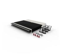 PATCHBOX patchbox.One / 8RU / Cat.6a Kabel Management System für den Netzwerkschrank. Schnellere Installation & Wartung mit einziehbaren Ethernet Kabel (Cat6a, Twisted Pairs) (UTP, Schwarz)