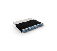 PATCHBOX PONEX8STPBL: Système de Gestion de Câbles Rétractables 24 Ports RJ-45 Cat6a U/FTP (STP) 0.8m Bleu, PoE, 482x365x44mm, Conforme ISO/IEC 11801