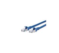 Patchcâble Cat6a Btr S/Ftp bleue 0,5m