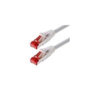 Patchcable s ftp (pimf) cat 6 blanc 30m - patchcable avec schmalem knickschutz helos 118062