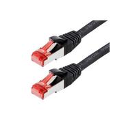 Helos CAT 6 Patch Cable S/FTP, PIMF black 10 m