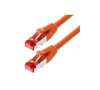 Patchcable s ftp (pimf) cat 6 orange 7,5m - patchcable avec schmalem knickschutz helos 118179