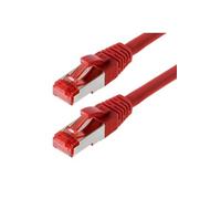 Patchcâble S/FTP (PIMF) CAT 6 rouge 0,5m
