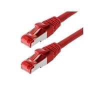 Patchcable s ftp (pimf) cat 6 rouge 20m - patchcable avec schmalem knickschutz helos 118004